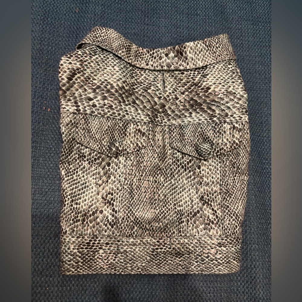 Companion Road snake print vest sz small dog jacket coat puppy snakeskin animal